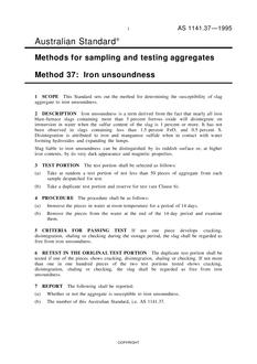 AS 1141.37-1995 AS 1141.37-1995