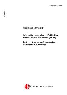 AS 4539.2.1 AS 4539.2.1