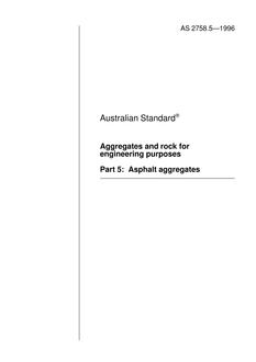 AS 2758.5-1996 AS 2758.5-1996