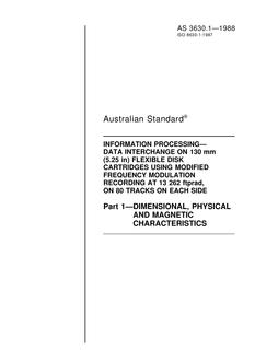 AS 3630.1 AS 3630.1