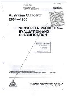 AS 2604-1986 AS 2604-1986