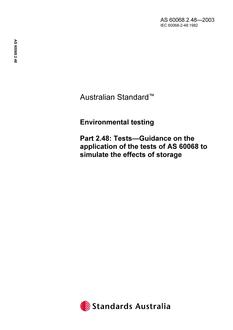 AS 60068.2.48 AS 60068.2.48