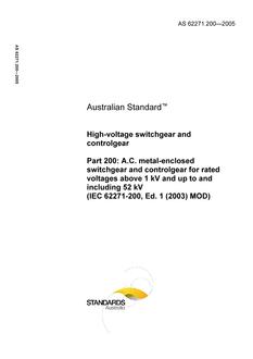 AS 62271.200-2005 AS 62271.200-2005
