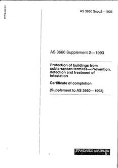 AS 3660 SUPP 2 AS 3660 SUPP 2