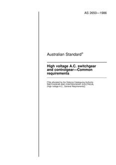 AS 2650-1986 AS 2650-1986