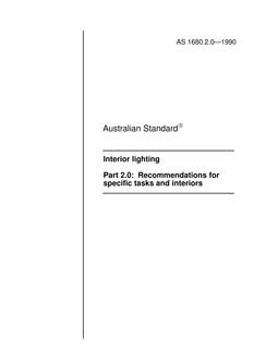 AS 1680.2.0-1990 AS 1680.2.0-1990