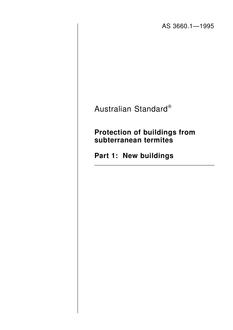 AS 3660.1-1995 AS 3660.1-1995