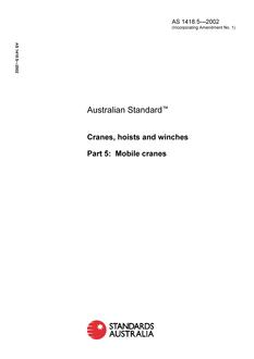 AS 1418.5-2002 AS 1418.5-2002