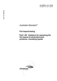 AS 60695.1.40 AS 60695.1.40