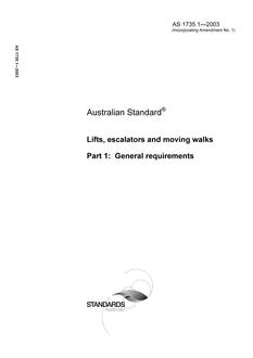 AS 1735.1-2003 AS 1735.1-2003