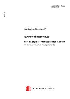 AS 1112.2-2000 AS 1112.2-2000