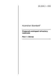 AS 4045.1-1993 AS 4045.1-1993