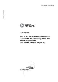AS 60598.2.18 AS 60598.2.18