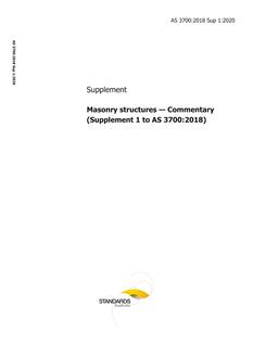 AS 3700 SUPP 1 AS 3700 SUPP 1