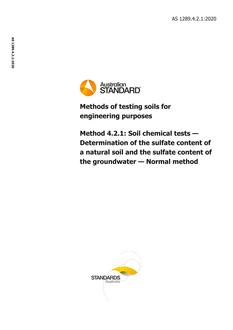 AS 1289.4.2.1 AS 1289.4.2.1