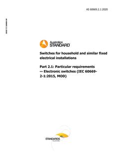 AS 60669.2.1 AS 60669.2.1