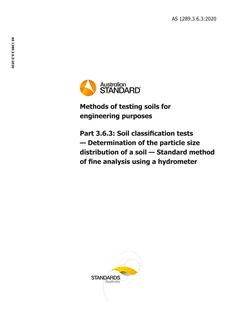 AS 1289.3.6.3 AS 1289.3.6.3