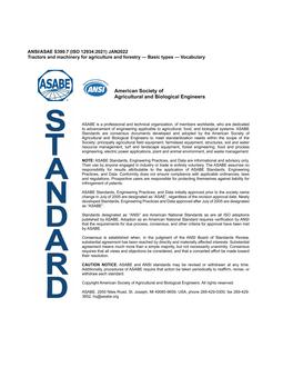 ASAE/ASABE S390.7 ASAE/ASABE S390.7