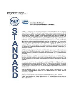 ASAE/ASABE S354.8 ASAE/ASABE S354.8