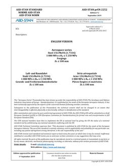 ASD-STAN prEN 2252 ASD-STAN prEN 2252