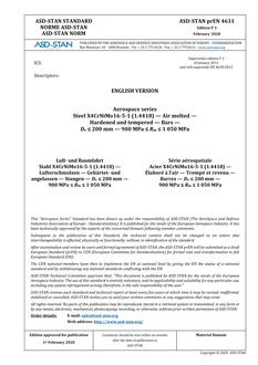 ASD-STAN prEN 4631 ASD-STAN prEN 4631