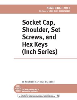ASME B18.3 ASME B18.3