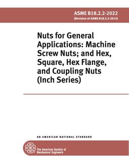 ASME B18.2.2 ASME B18.2.2