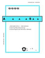 ASSP Z244.1-2003 (R2014) ASSP Z244.1-2003 (R2014)