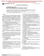 ASTM E1607 ASTM E1607