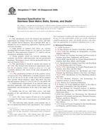 ASTM F738M ASTM F738M