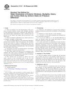 ASTM E331-00(2009) ASTM E331-00(2009)