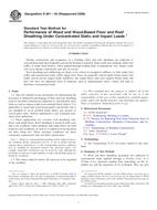 ASTM E661-03(2009) ASTM E661-03(2009)