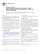 ASTM E1643-11 ASTM E1643-11