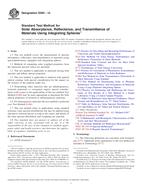 ASTM E903-12 ASTM E903-12