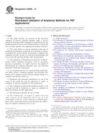 ASTM E2898-14 ASTM E2898-14