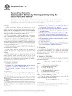 ASTM E1641-15 ASTM E1641-15