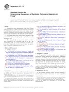 ASTM G21-15 ASTM G21-15