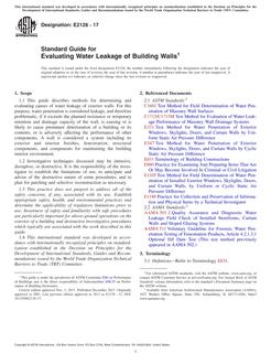 ASTM E2128-17 ASTM E2128-17