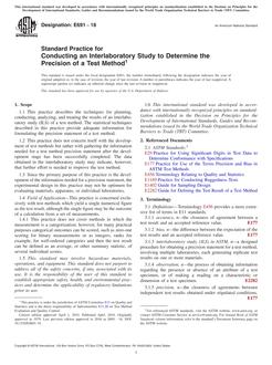 ASTM E691-18 ASTM E691-18