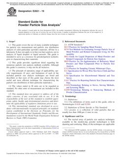 ASTM E2651 ASTM E2651