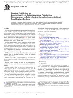 ASTM F2129 ASTM F2129