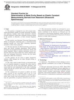 ASTM E2985/E2985M ASTM E2985/E2985M