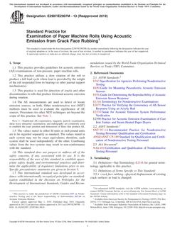 ASTM E2907/E2907M ASTM E2907/E2907M