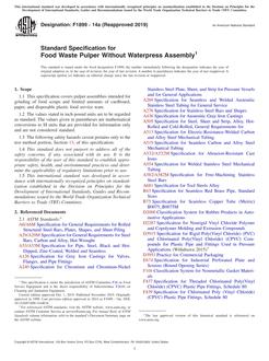 ASTM F1899 ASTM F1899