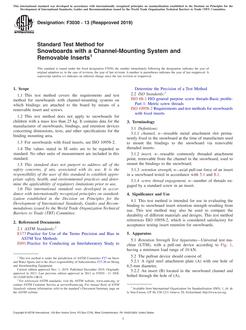 ASTM F3030 ASTM F3030