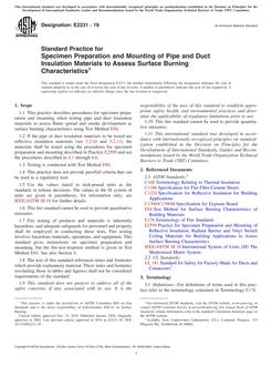 ASTM E2231-19 ASTM E2231-19