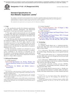 ASTM F1123 ASTM F1123