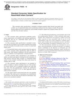 ASTM F2050 ASTM F2050