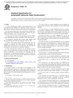 ASTM F2200 ASTM F2200