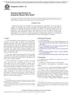 ASTM E2016 ASTM E2016